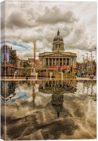Council House reflections Canvas Print by Brian Fagan