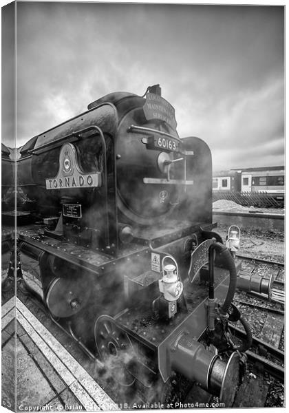 60163 Tornado Steam locomotive  Canvas Print by Brian Fagan