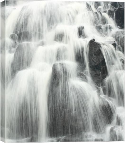 Waterfall with Faces, Hebrides Canvas Print by Craig Williams