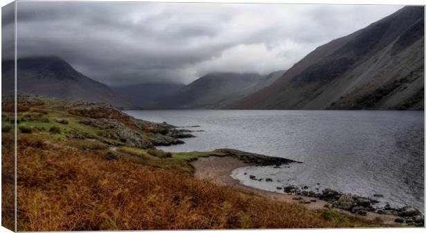 Autumn at Wastwater Canvas Print by Dave Leason