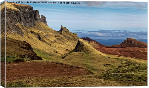  The Quiraing Canvas Print by Jolanta Kostecka