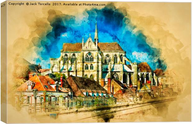 Auxerre France Canvas Print by Jack Torcello