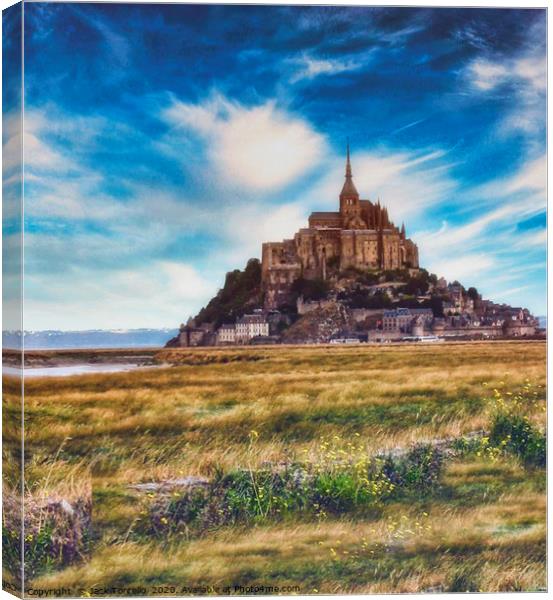 Mont St Michel, Normandie France Canvas Print by Jack Torcello