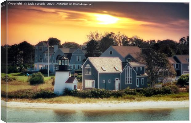 Hyannis Light Revisited Canvas Print by Jack Torcello