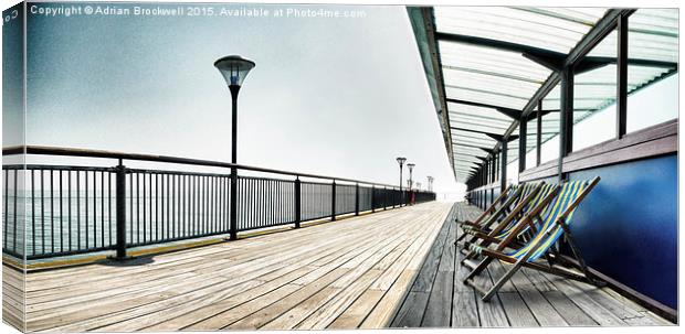 Pier Canvas Print by Adrian Brockwell