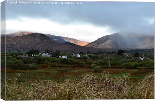  Dingle in Ireland  Canvas Print by Angela Starling