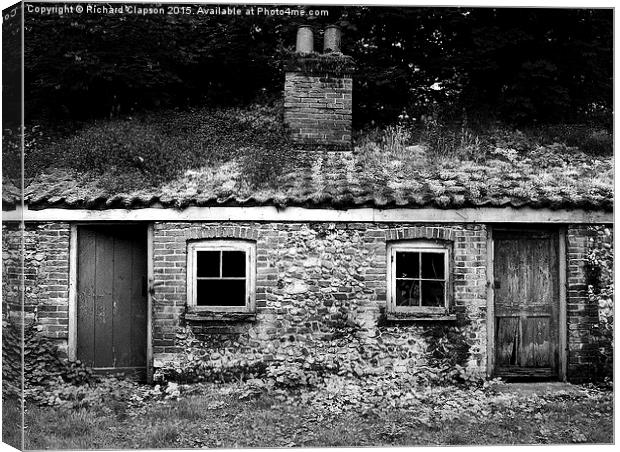  Derelict Outhouses Canvas Print by Richard Clapson