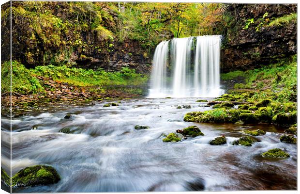  Sgwd yr Eira Canvas Print by Stephen Jones