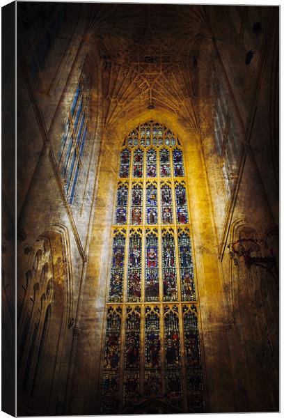 Bath Abbey Canvas Print by Svetlana Sewell