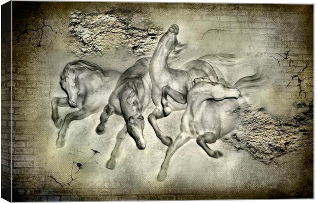  Horses Canvas Print by Svetlana Sewell