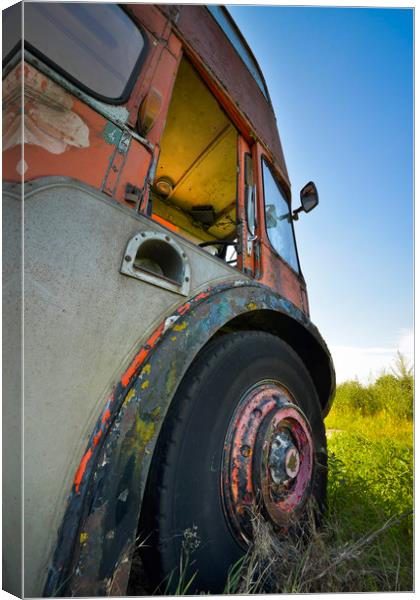  Old Bus Canvas Print by Svetlana Sewell