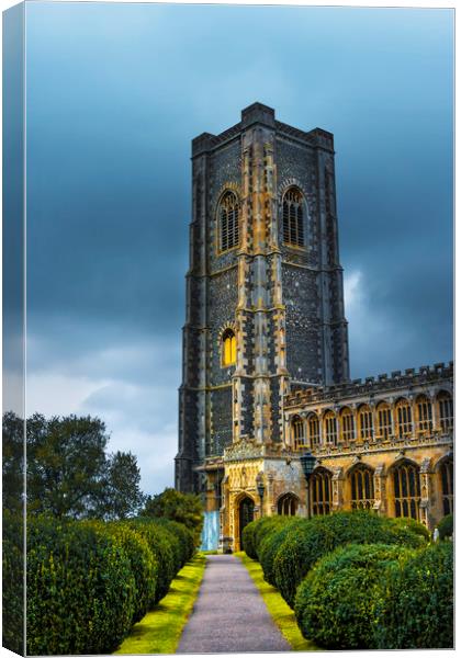  Entrance to Church Canvas Print by Svetlana Sewell