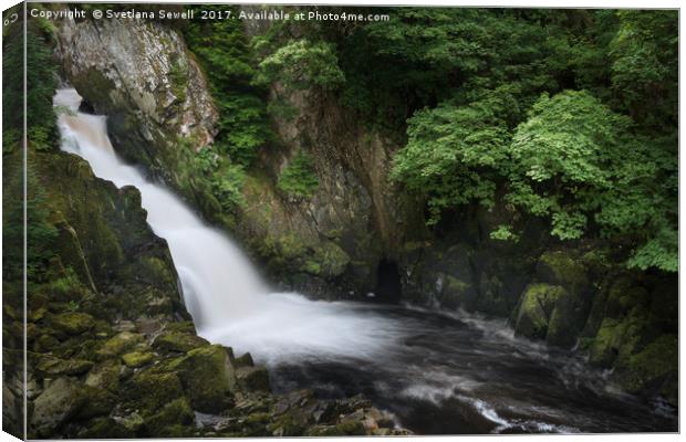 Waterfall Canvas Print by Svetlana Sewell