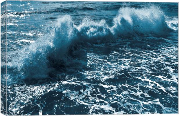 Ocean wave abstract Canvas Print by Svetlana Sewell