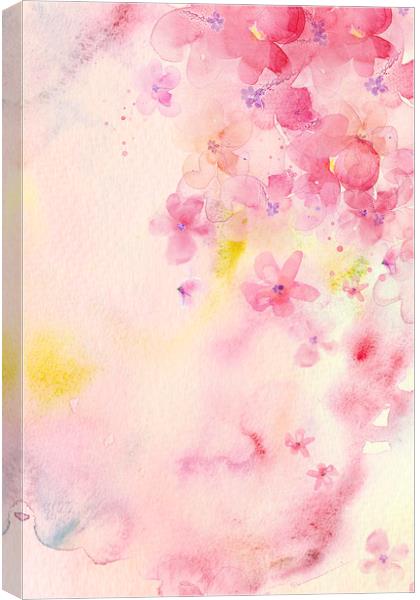Floral Ornamental Abstract Canvas Print by Svetlana Sewell