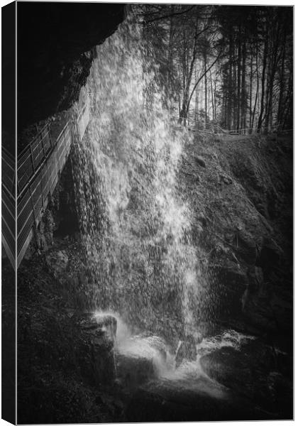 Giessbach waterfall Canvas Print by Svetlana Sewell
