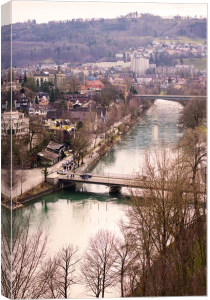 River Aare Canvas Print by Svetlana Sewell