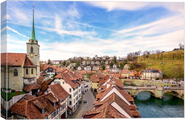 Old Town of Bern Canvas Print by Svetlana Sewell