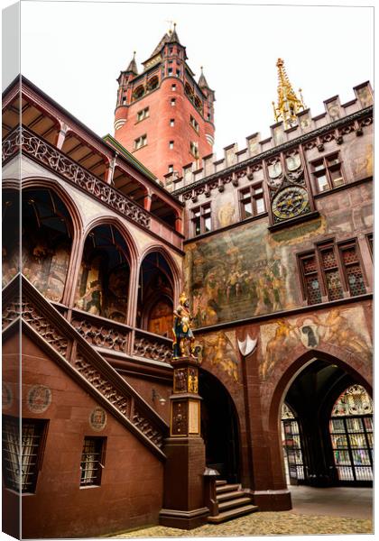 Rathaus Architecture Canvas Print by Svetlana Sewell