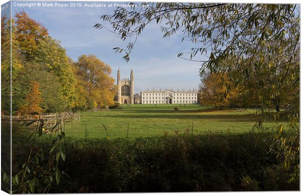 Kings College Chapel Canvas Print by Mark Roper