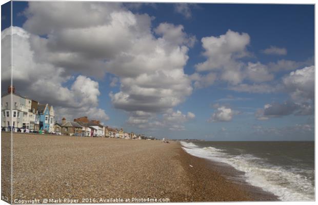 Aldeburgh beach Canvas Print by Mark Roper