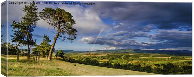  Rainbow View Canvas Print by Black Key Photography