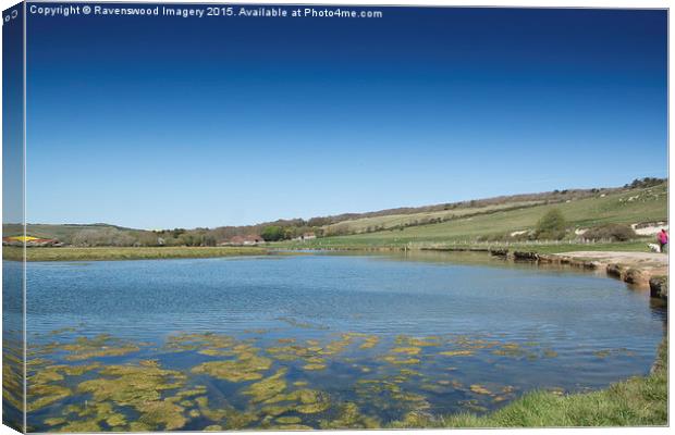  The cuckmere looking North Canvas Print by Ravenswood Imagery