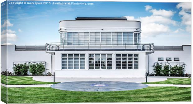  Control Tower World War 2 Canvas Print by mark sykes