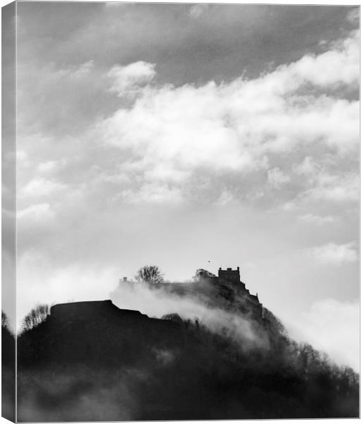 Stirling Castle and spring mist Canvas Print by Jade Scott