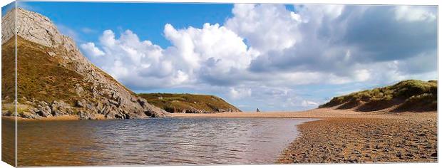  Broadhaven South Canvas Print by Geoff Titterton