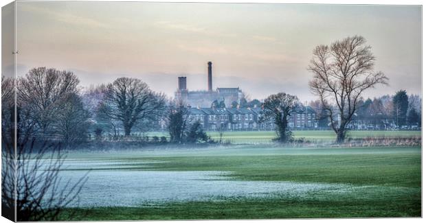  The Mill across the fields Canvas Print by Rob Medway