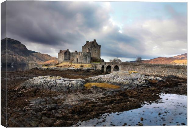 Eilean Donan Castle Canvas Print by tim miller