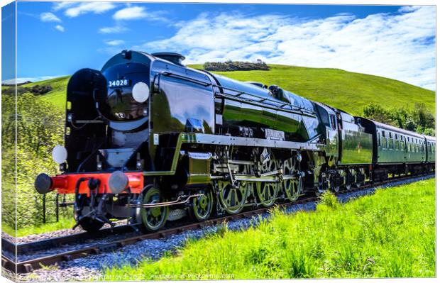 34028  Eddystone Canvas Print by Richard Murgatroyd