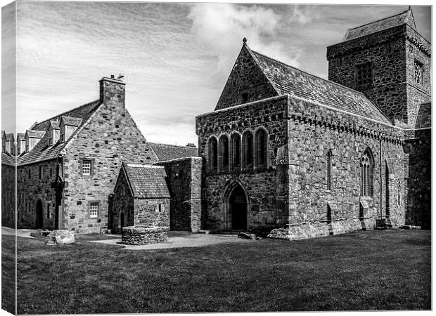 The Abbey on The Isle of Iona Canvas Print by Naylor's Photography