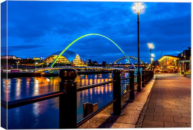 The Banks of the Tyne Canvas Print by Naylor's Photography