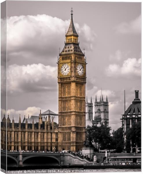 Elizabeth Tower Standing Proud Canvas Print by Naylor's Photography