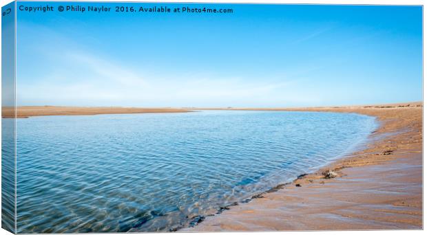 Beautiful Beach at Budle Bay...... Canvas Print by Naylor's Photography