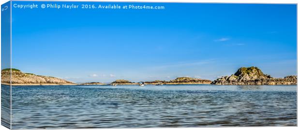Seascape at The Isle of Mull Canvas Print by Naylor's Photography