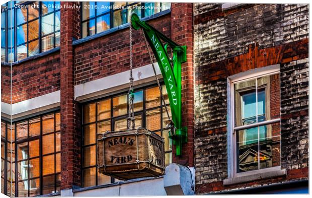 Neal's Yard Reflections.......... Canvas Print by Naylor's Photography