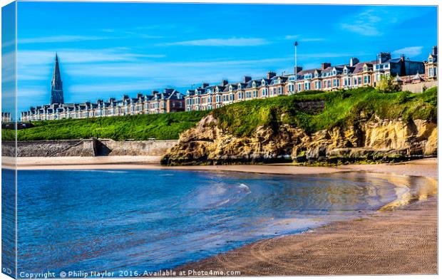 Colours of Cullercoats........... Canvas Print by Naylor's Photography