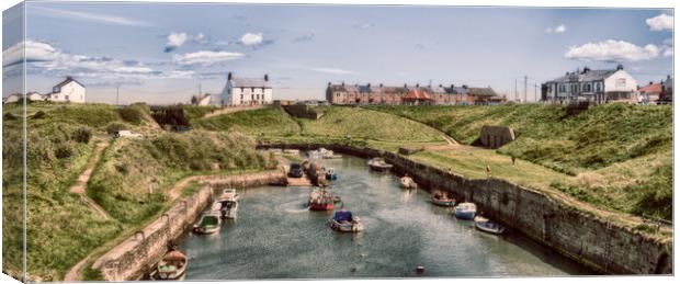 Seaton Sluice Harbour Canvas Print by Naylor's Photography