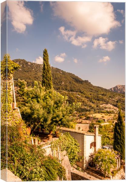 Monastery at Valldemossa View..... Canvas Print by Naylor's Photography
