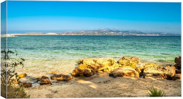 Golden Bay Canvas Print by Naylor's Photography