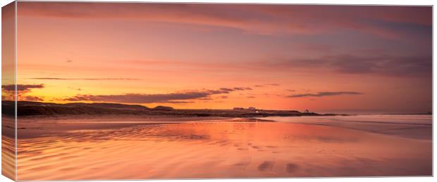 Red Sky at Night - What a delight Canvas Print by Naylor's Photography