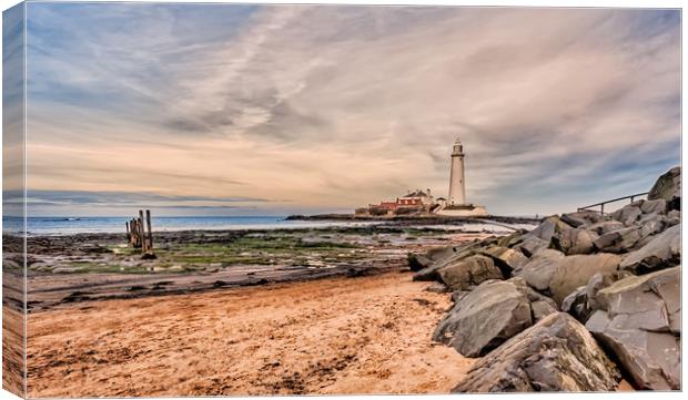 Coastal Beauty Lighthouse Canvas Print by Naylor's Photography
