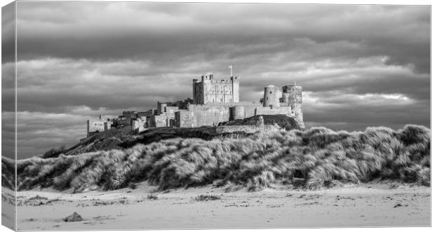 Strikingly Beautiful Bamburgh Castle Canvas Print by Naylor's Photography