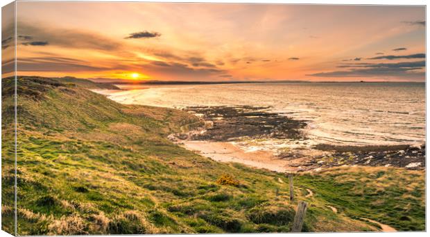 Sundown in Northumberland Canvas Print by Naylor's Photography