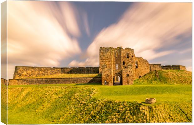 Towering Tynemouth Castle Canvas Print by Naylor's Photography