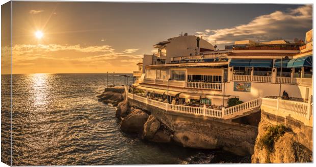 Sunset in La Caleta Canvas Print by Naylor's Photography