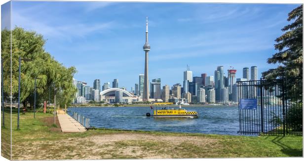 Toronto Island Taxi ! Canvas Print by Naylor's Photography